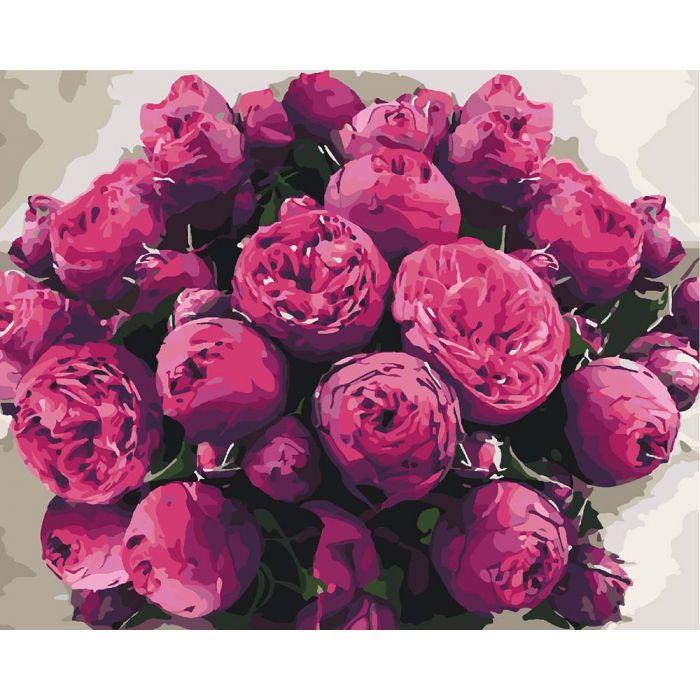 Картина по номерам Идейка пионы 40х50 см (52087)