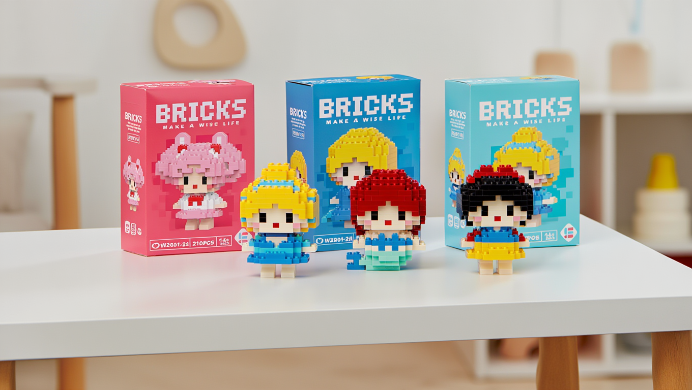 Конструктор Набор принцесс BRICKS Эльза Ледяное сердце Белоснежка Ариэль Русалочка Золушка Сейлор Мун Чибиуса 1074 детали 6 шт. - фото 7