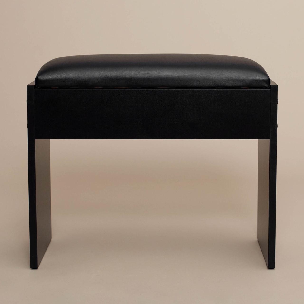 Банкетка для пианино с мягким сиденьем Черный (1314381214)