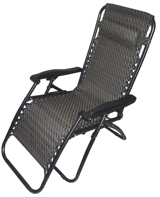 Шезлонг Zero Gravity XXL до 120 кг