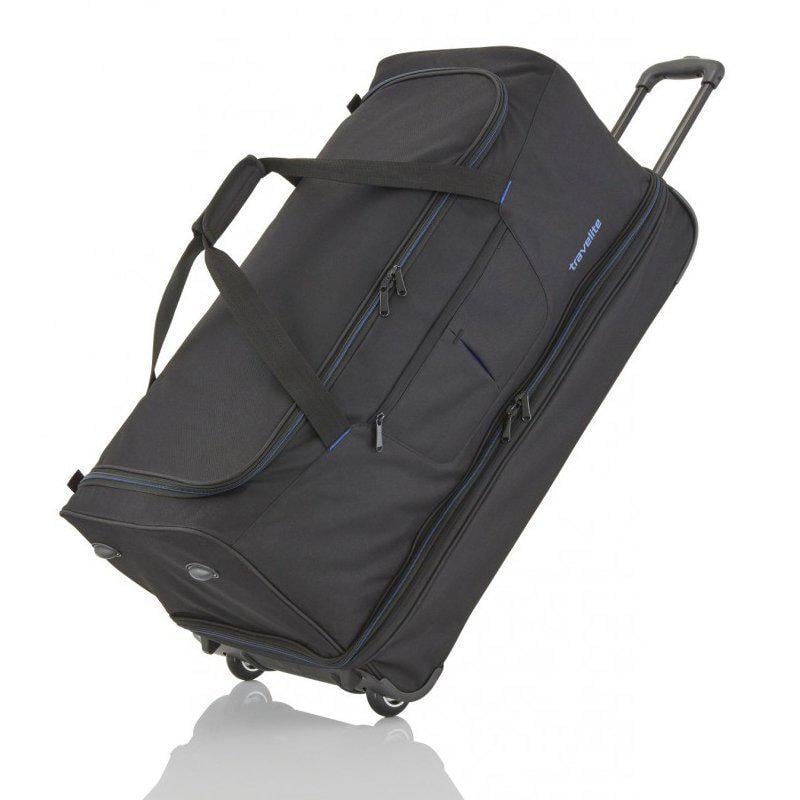 Сумка дорожня на 2 колесах Travelite Basics L 98/119 л Black (TL096276-01) - фото 1