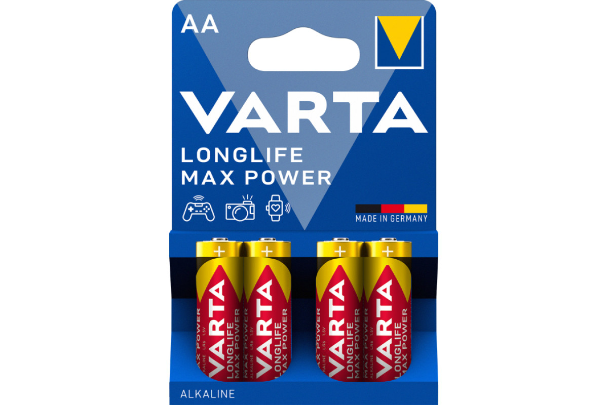 Батарейка Varta MAX Power АА на блистере