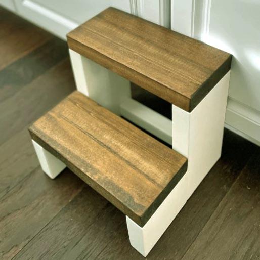 Скамейка-ступенька из дерева Маунтин Зефир/Мускат (ССТ-00232007)