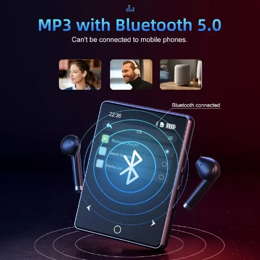 MP3/MP4 плеер сенсорный HiFi 32 GB память и Bluetooth (МП3Н32) - фото 2