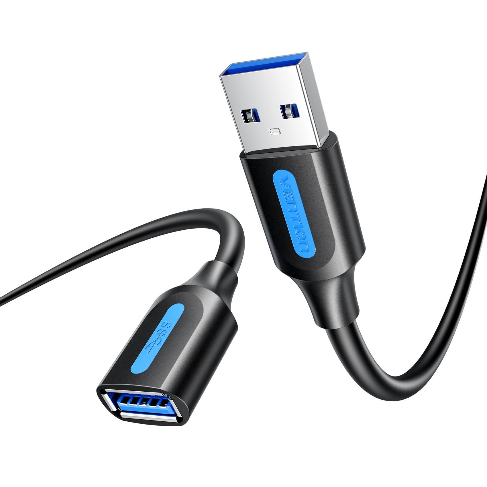 Кабель удлинительный Vention USB 3.2 USB-A/USB-A 2 м Черный (CBOBH)