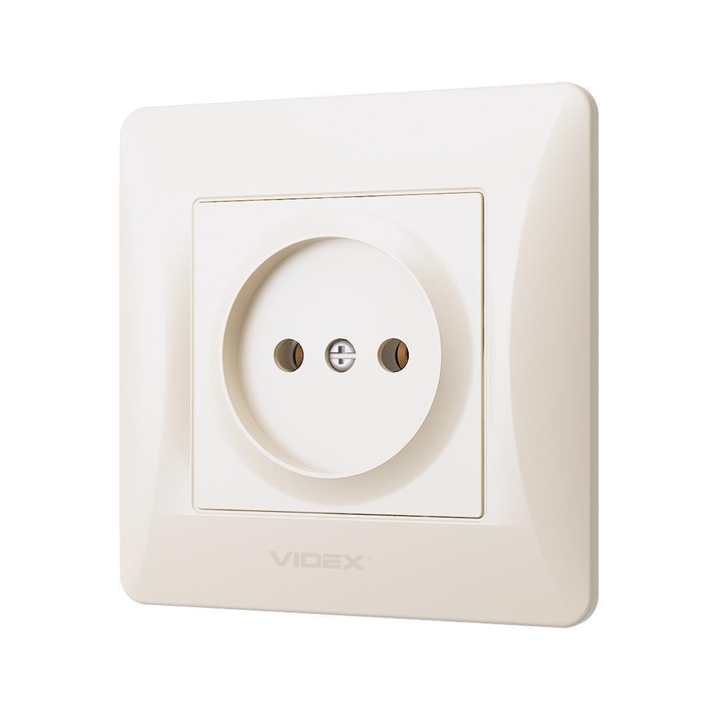 Розетка Vіdех Bіnеrа одинарна Кремовий (22551045)