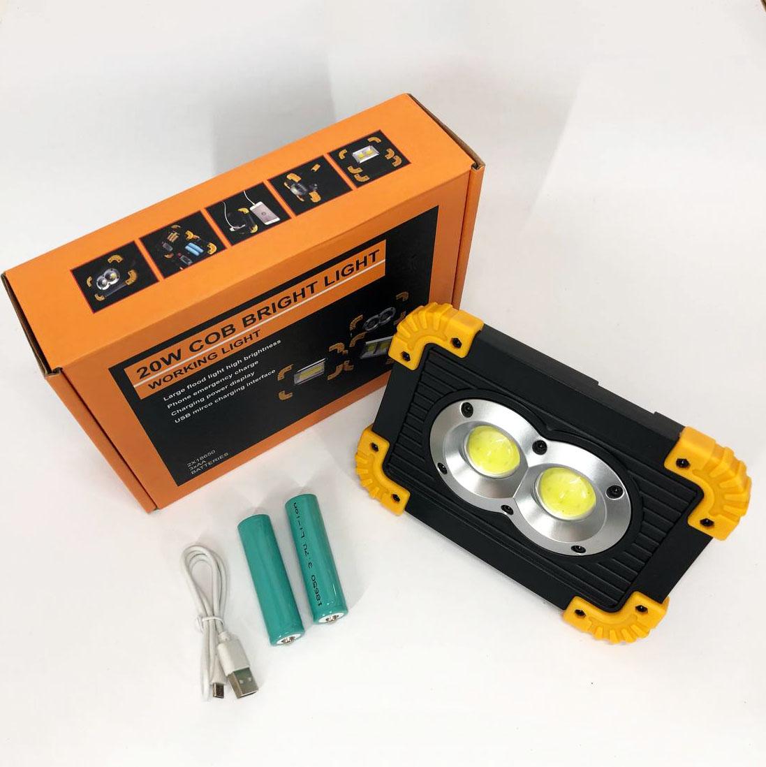 Прожектор светодиодный X-balog L802-20W-2COB+1W (ws95564) - фото 4 Прожектор светодиодный X-balog L802-20W-2COB+1W (ws95564) - фото 4