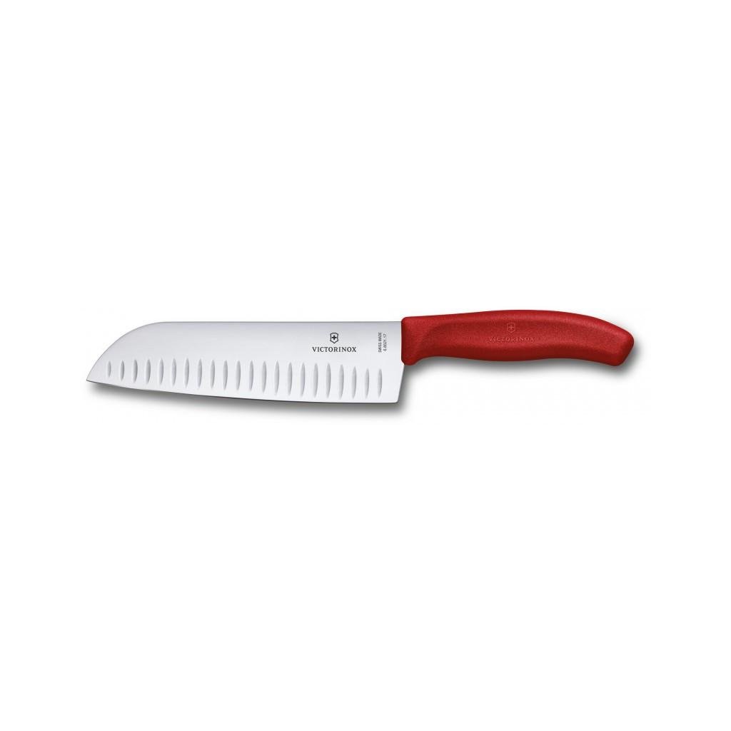 Кухонный нож Victorinox SwissClassic Santoku 17 см Red (6.8521.17B) Кухонный нож Victorinox SwissClassic Santoku 17 см Red (6.8521.17B)