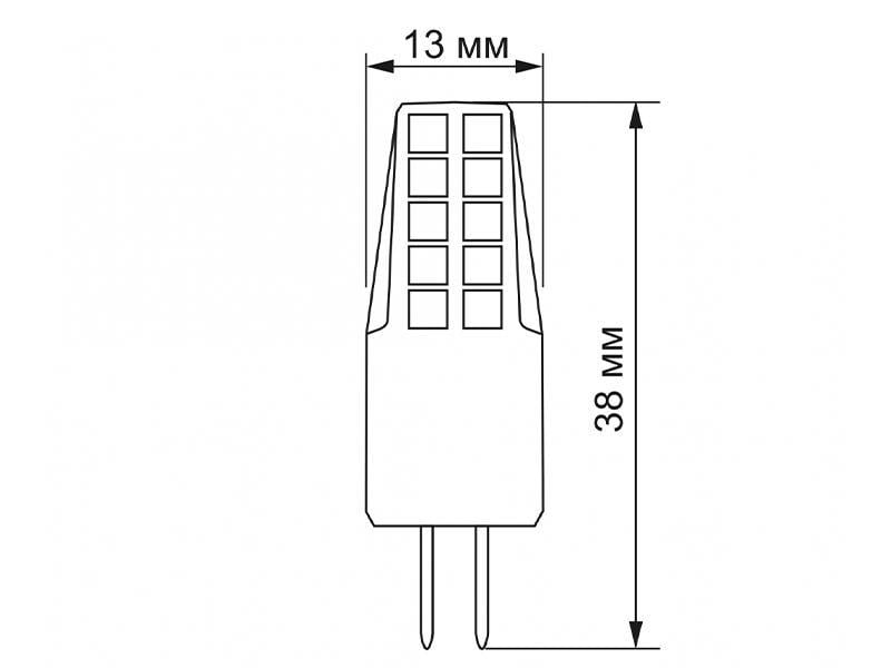 Світлодіодна лампа VIDEX G4C 2W G4 4100K 12V (VL-G4C-02124) - фото 3 Світлодіодна лампа VIDEX G4C 2W G4 4100K 12V (VL-G4C-02124) - фото 3