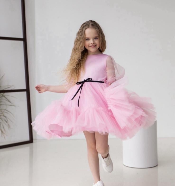Платье праздничное для девочки 128 см Розовый (2248351553) - фото 1 Платье праздничное для девочки 128 см Розовый (2248351553) - фото 1