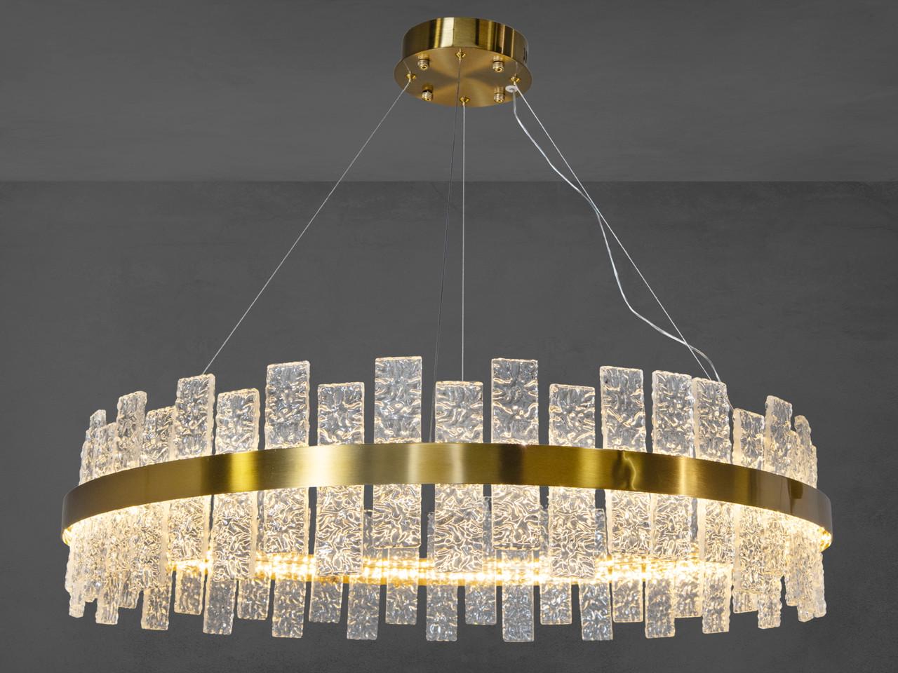 Люстра с хрусталем 828-800BR регулируемая высота для гостиной (2671035008) - фото 4 Люстра с хрусталем 828-800BR регулируемая высота для гостиной (2671035008) - фото 4