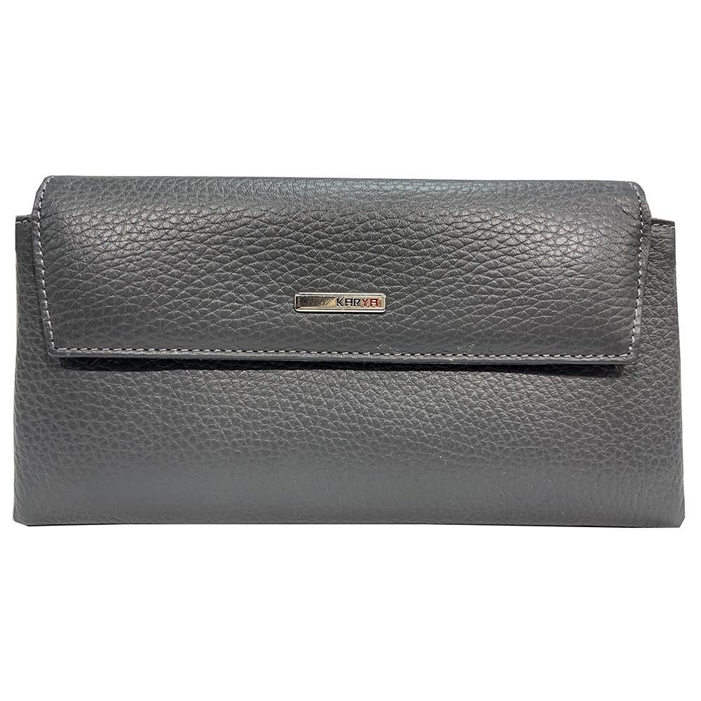 Гаманець жіночий з натуральної шкіри Karya Бежевий (1173-081)