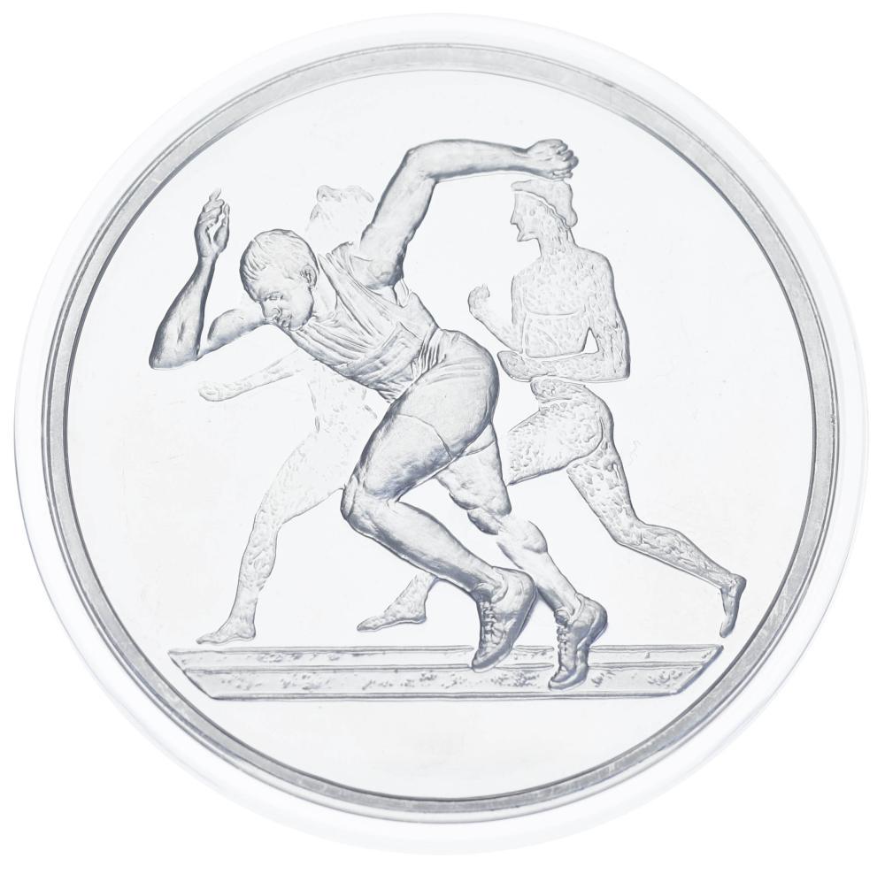 Коллекционная монета Греция 10 евро 2004 серебро UNC XXVIII летние олимпийские игры в г. Афины Бег