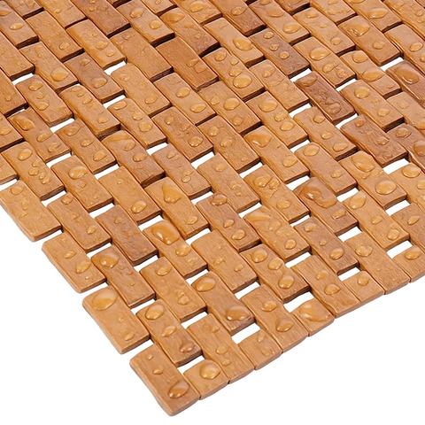 Коврик бамбуковый противоскользящий для ванной комнаты 80х50 см - фото 5