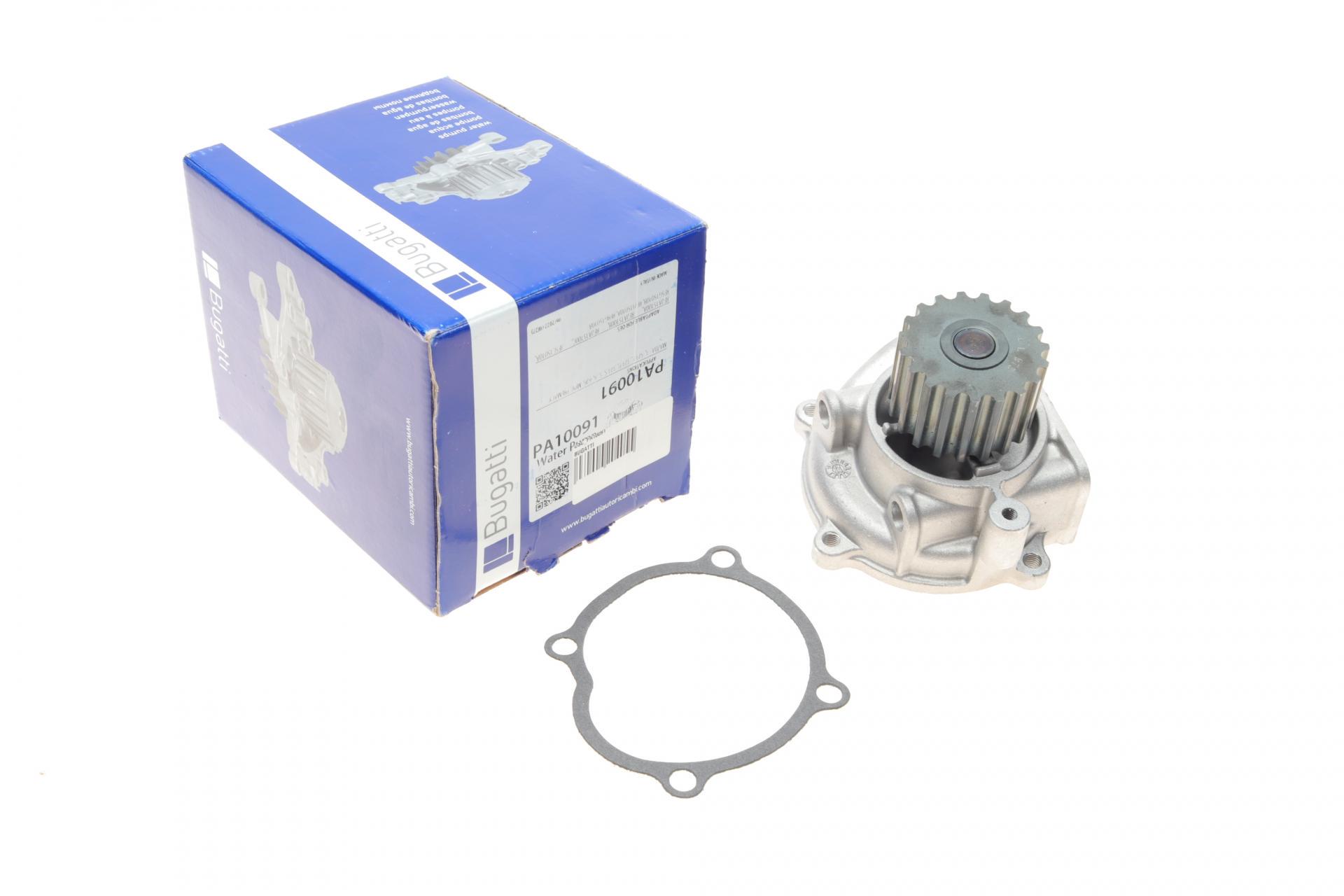 Помпа воды Bugatti Mazda 3/323/5/6/626/Premacy 2.0TD/DI/DITD/CD 98-10 R/B 6 лоп.аст прокладки DSC_PA10091