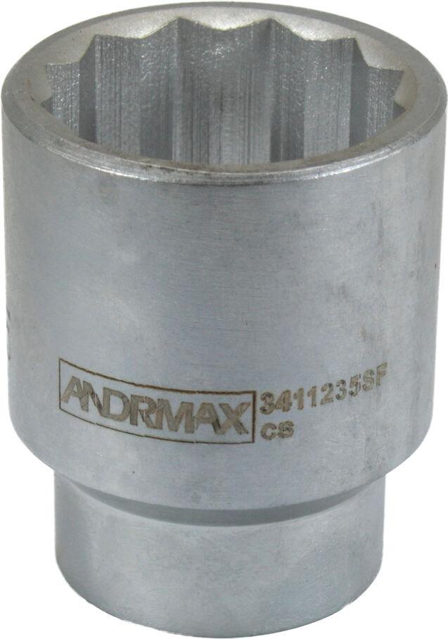 Головка торцевая ANDRMAX низкая двенадцатигранная 3/4 35 мм (3411235SF) Головка торцевая ANDRMAX низкая двенадцатигранная 3/4 35 мм (3411235SF)