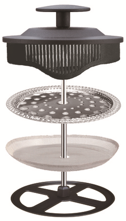 Френч-пресс Bravo Chef L'Appetit 800 мл Черный (BC-7302-800) - фото 3