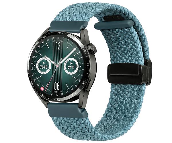 Ремешок Textile Elastic для смарт-часов Xiaomi Black Shark S1/S1 Pro/GT/GT3/GT3 Neo/GS3 22 мм Голубой