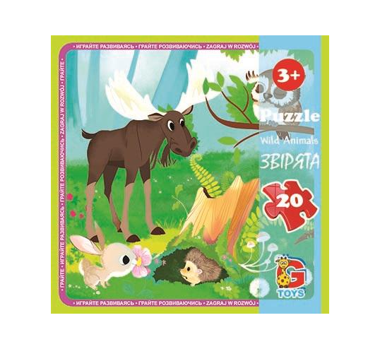 Пазли G-Toys із серії Лісові мешканці 20 ел. (MTT-139338) Пазли G-Toys із серії Лісові мешканці 20 ел. (MTT-139338)