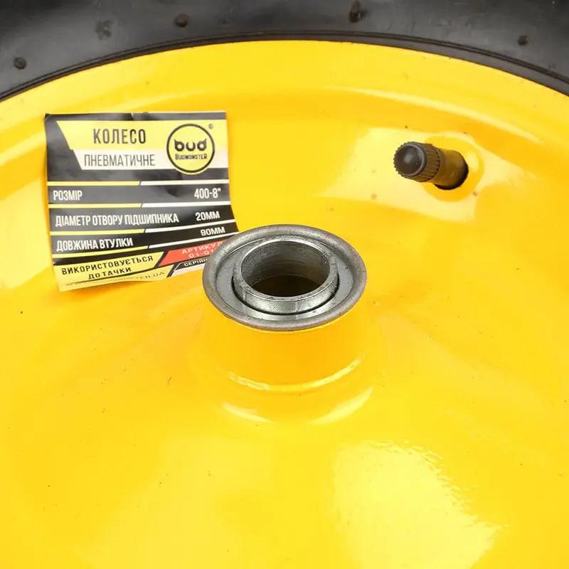 Колесо пневматическое BudMonster 4х8" d 38 см втулка 90 мм (01-049/1) - фото 3 Колесо пневматическое BudMonster 4х8" d 38 см втулка 90 мм (01-049/1) - фото 3