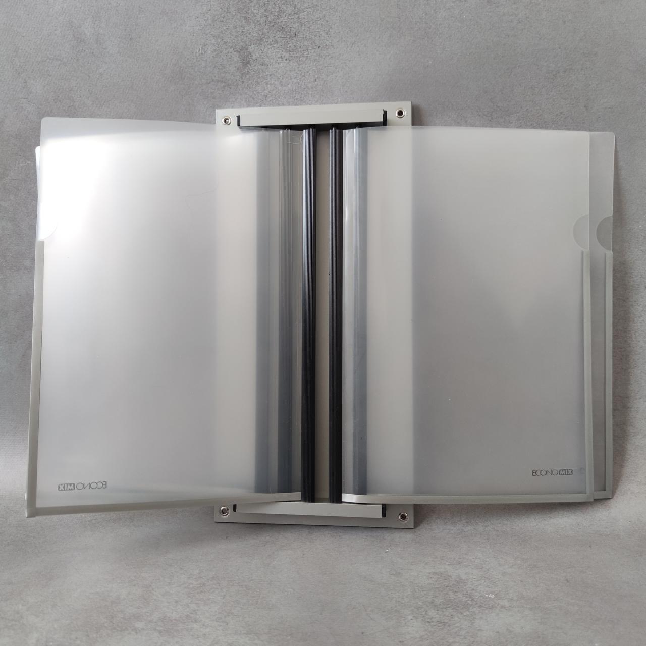 Стенд-книжки Економ на 5 кишень без заголовку Сріблястий (1812534335)