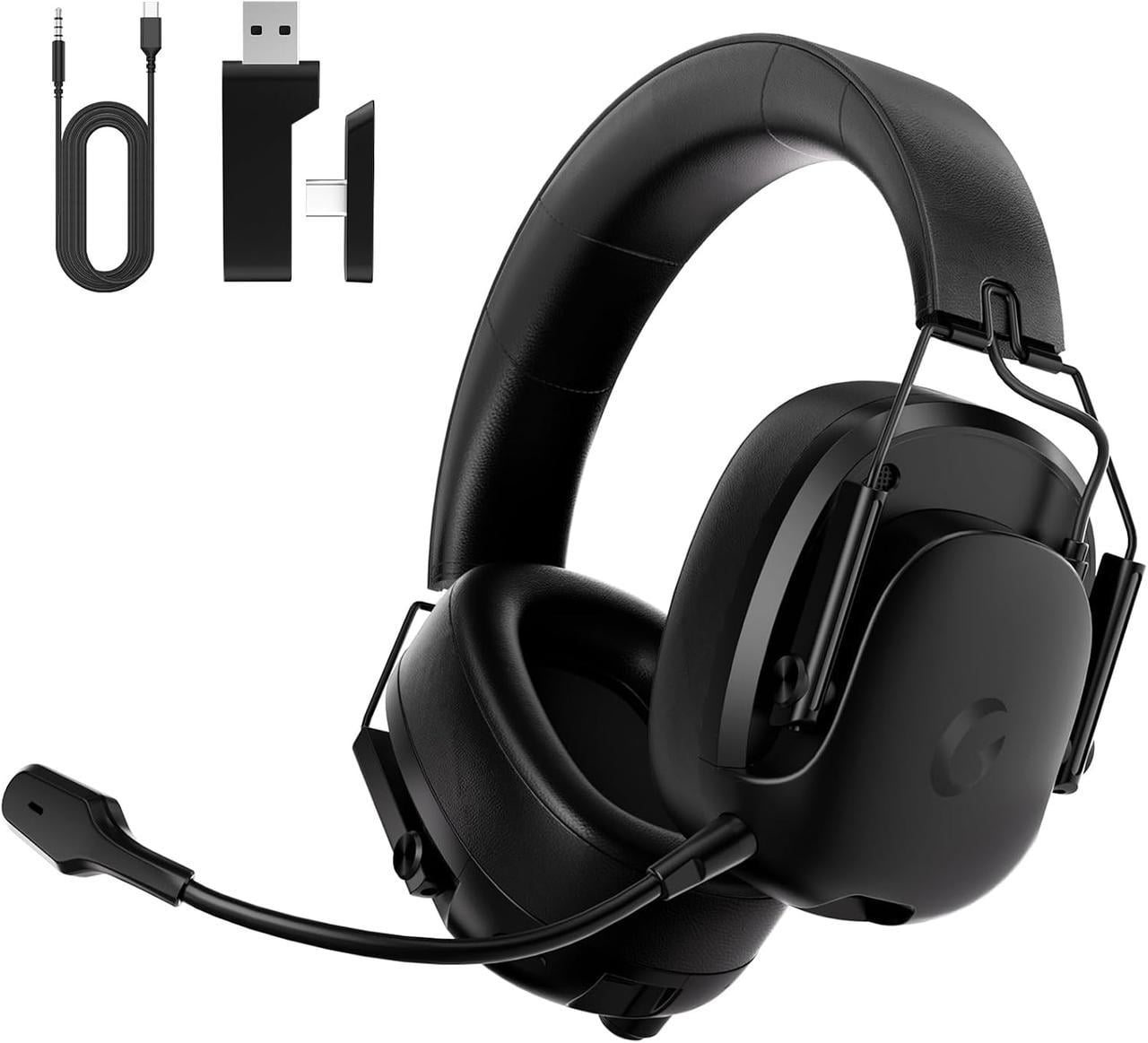 Наушники игровые Spark 02 беспроводные 2,4GHz/Bluetooth 5.3 Черный (3193356398)