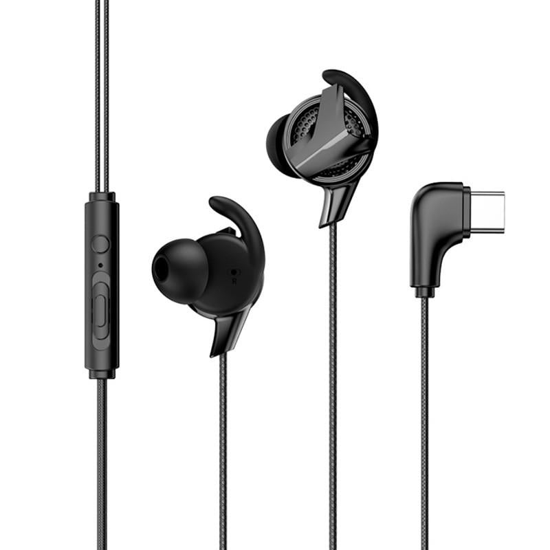 Навушники вкладиші провідні BASEUS GAMO Type-c Wired Earphone C15 ігрові мікрофон 1.2 м - фото 2