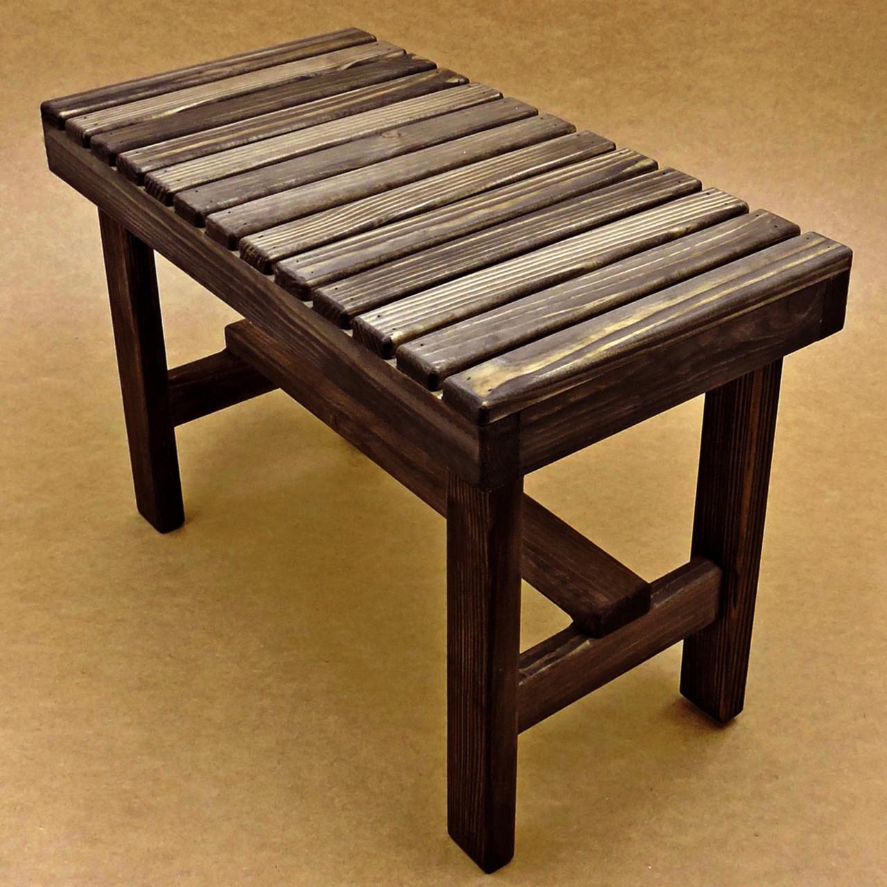 Стульчик из дерева Тилигул 60х30х42 см Капучино (ТАБ-203609)