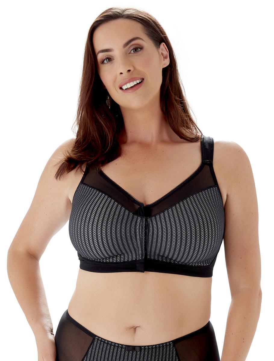 Бюстгальтер Berlei Beauty Stripe Minimiser 547 100D Black/Grey (5053014893675)