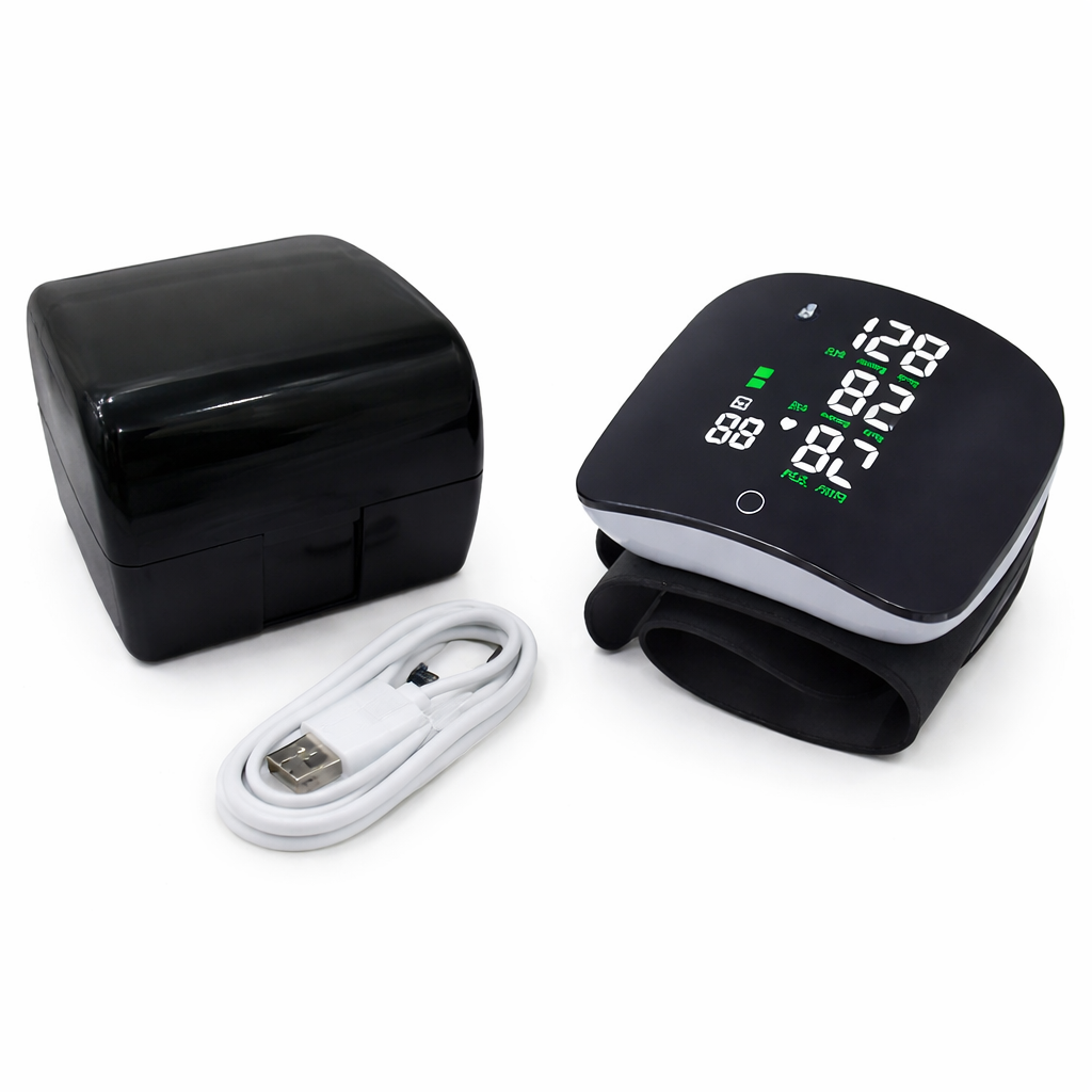 Тонометр на зап'ясті з голосовим монітором Blood Pressure Monit (BPM82)