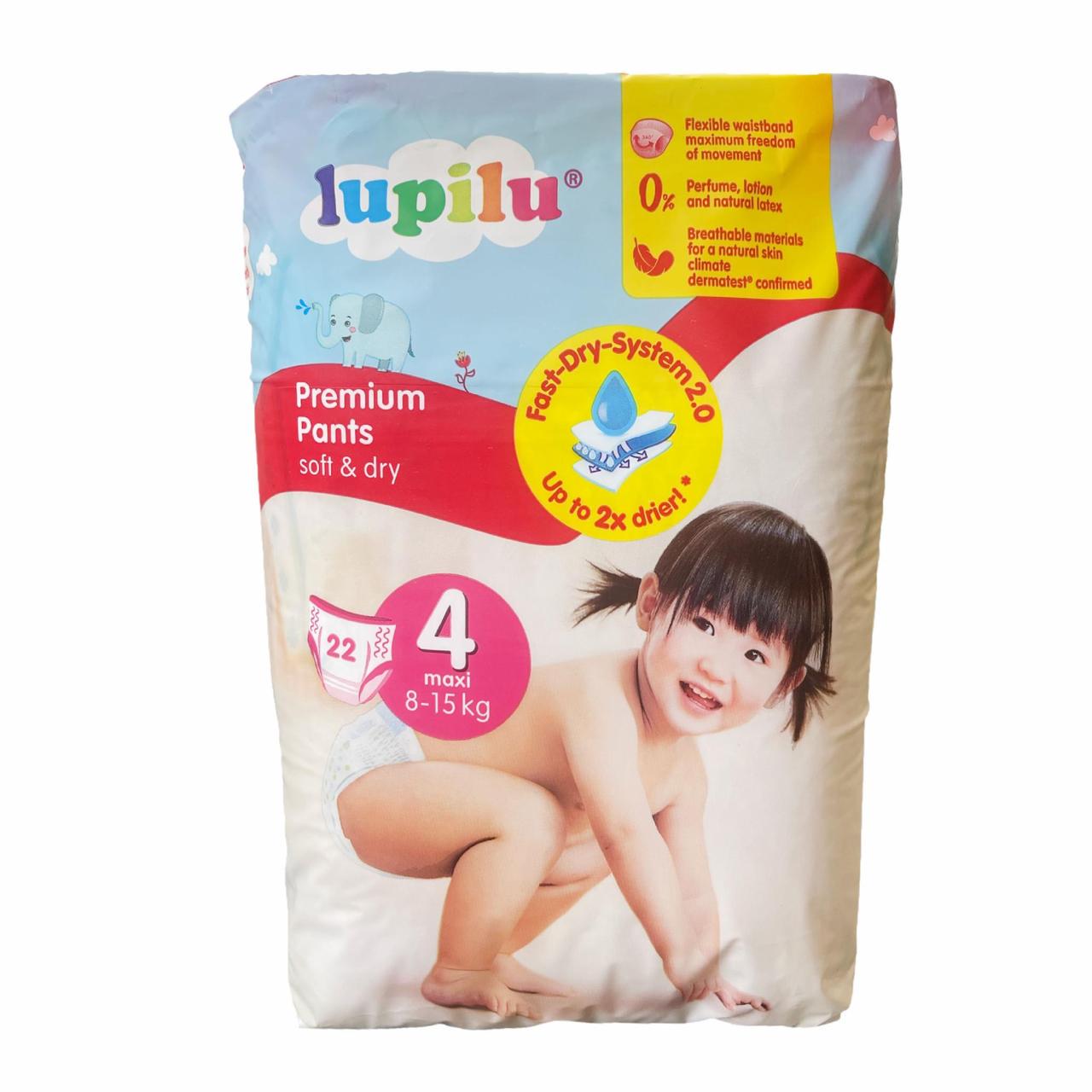 Підгузки-трусики Lupilu Premium 4 Maxi 8-15 кг 22 шт. (2564234758)