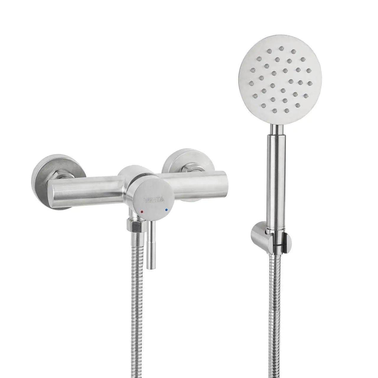 Смеситель для душа Venta VA8008-3 однорычажный с керамическим картриджем 35 мм Серый (mega1182)