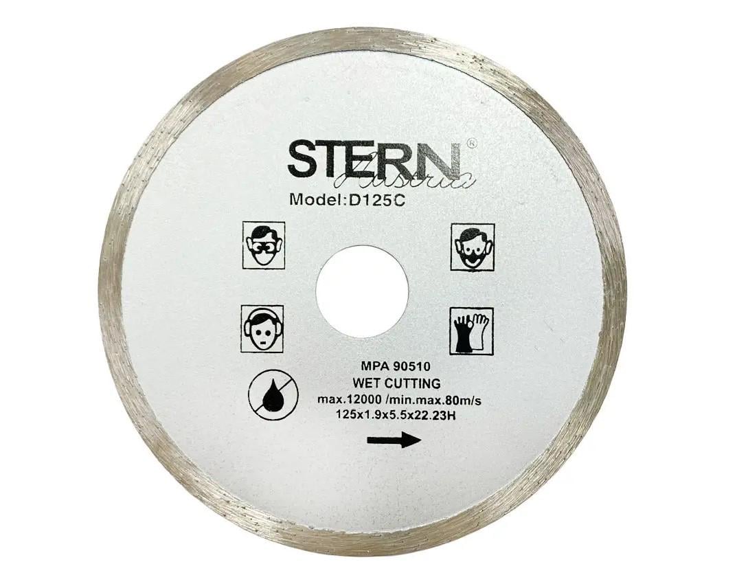 Диск алмазний плитка Stern 125х5х22,2 мм
