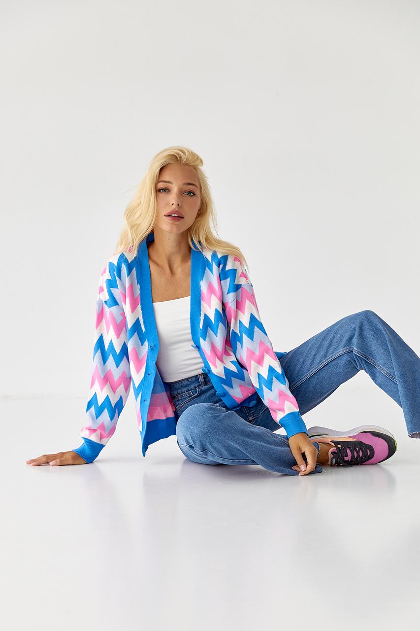 Кардиган женский L Синий (9528302) - фото 9 Кардиган женский L Синий (9528302) - фото 9