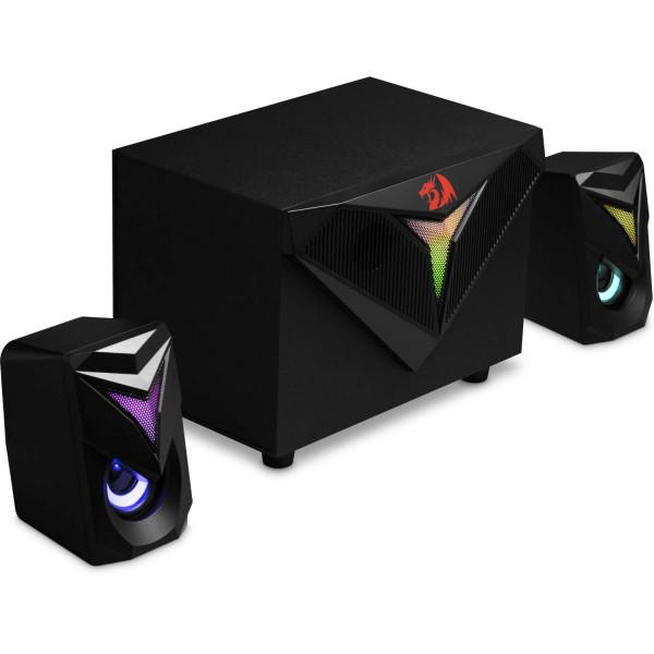 Акустическая система Redragon Toccata 78149 2,1 проводная 11 Вт RGB USB питание (584156) - фото 2