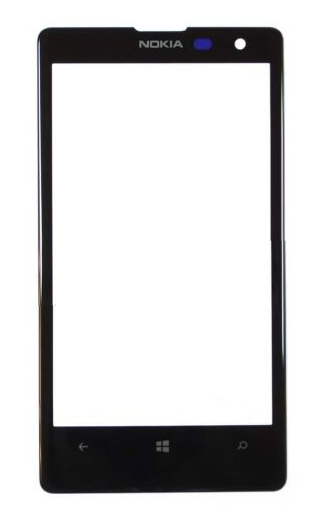 Стекло дисплея для Nokia Lumia 1020 Black