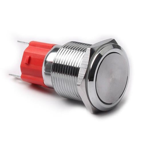 Кнопка питания DC 12-24V 10A без подсветки с фиксатором IP65 под монтаж 16 мм (00-00024711) Кнопка питания DC 12-24V 10A без подсветки с фиксатором IP65 под монтаж 16 мм (00-00024711)