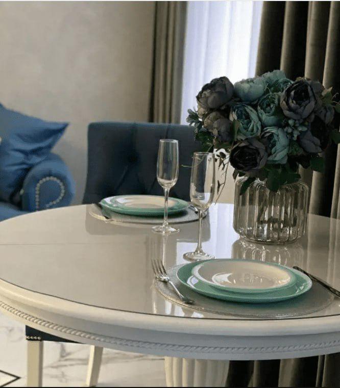 Скатерть силиконовая Crystal мягкое стекло 80х60 см/0,5 мм 500 микрон (690-4) - фото 3 Скатерть силиконовая Crystal мягкое стекло 80х60 см/0,5 мм 500 микрон (690-4) - фото 3