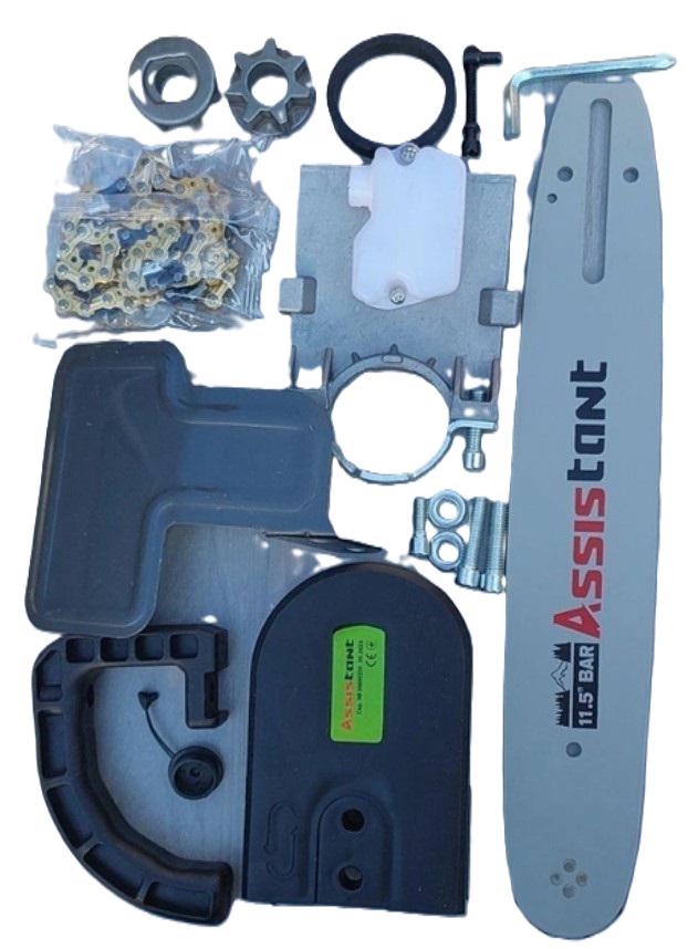 Болгарка акумуляторна Assistant 20V 2 акумулятори 4 А/год з насадкою для болгарки Assistant в кейсі - фото 3