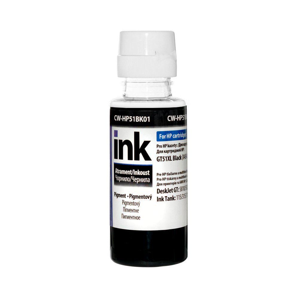 Чернила CW HP Ink Tank 115/315/415 CW-HP51BK01 100 мл Black Pigment (CW-HP51BK01)