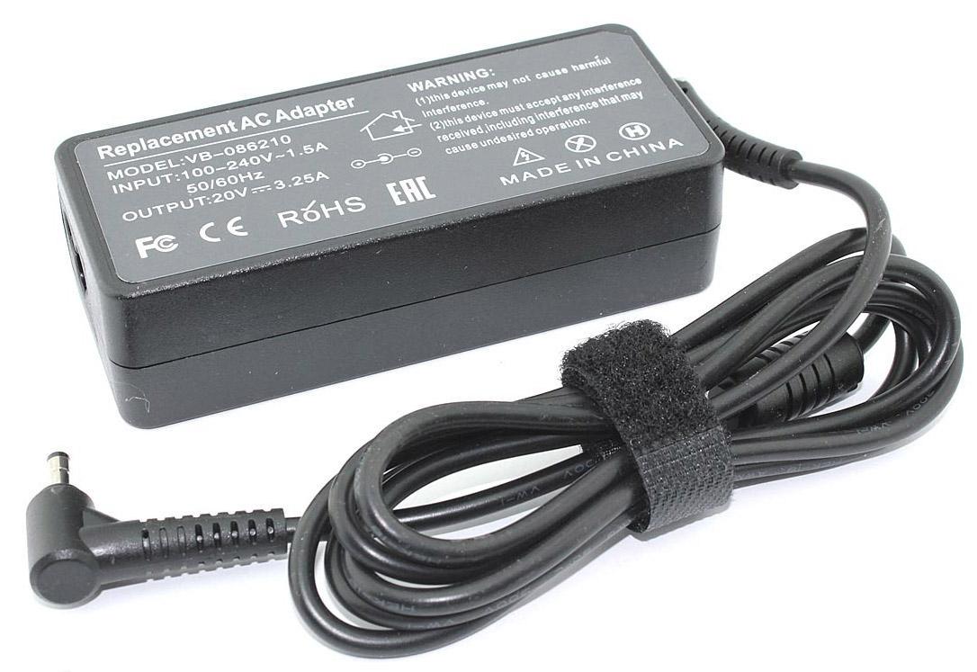 Блок питания для ноутбука Lenovo VB-086210 65W 20V 3,25A 4,0x1,7 мм (086210)
