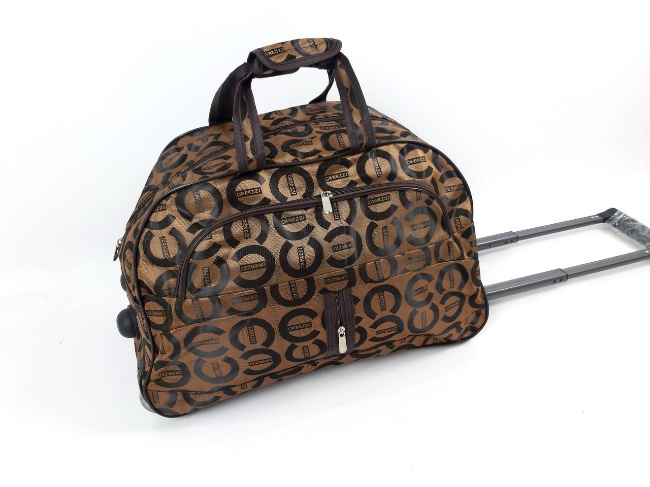 Сумка на колесах 60х32х36 см 65 л Коричневый (1505-1) - фото 4 Сумка на колесах 60х32х36 см 65 л Коричневый (1505-1) - фото 4