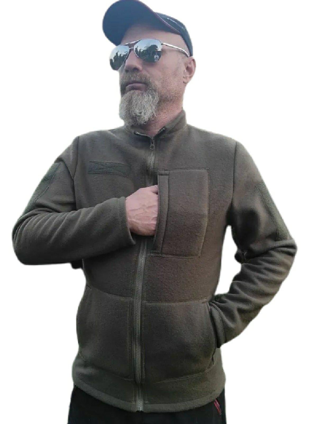 Военная кофта флисовая XXL р. 54 Хаки (120161) Военная кофта флисовая XXL р. 54 Хаки (120161)