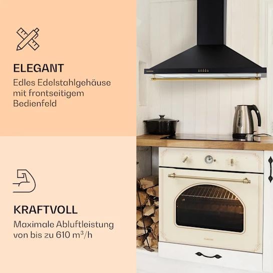 Вытяжка KLARSTEIN Montblanc 90 610 м³/ч 165 Вт (10040266) - фото 4 Вытяжка KLARSTEIN Montblanc 90 610 м³/ч 165 Вт (10040266) - фото 4