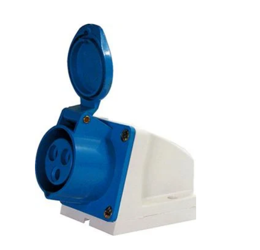 Силовая розетка E.NEXT e.socket.pro.4.32 3P+PE 32А 380 В стационарная IP44 Синий (p012005)