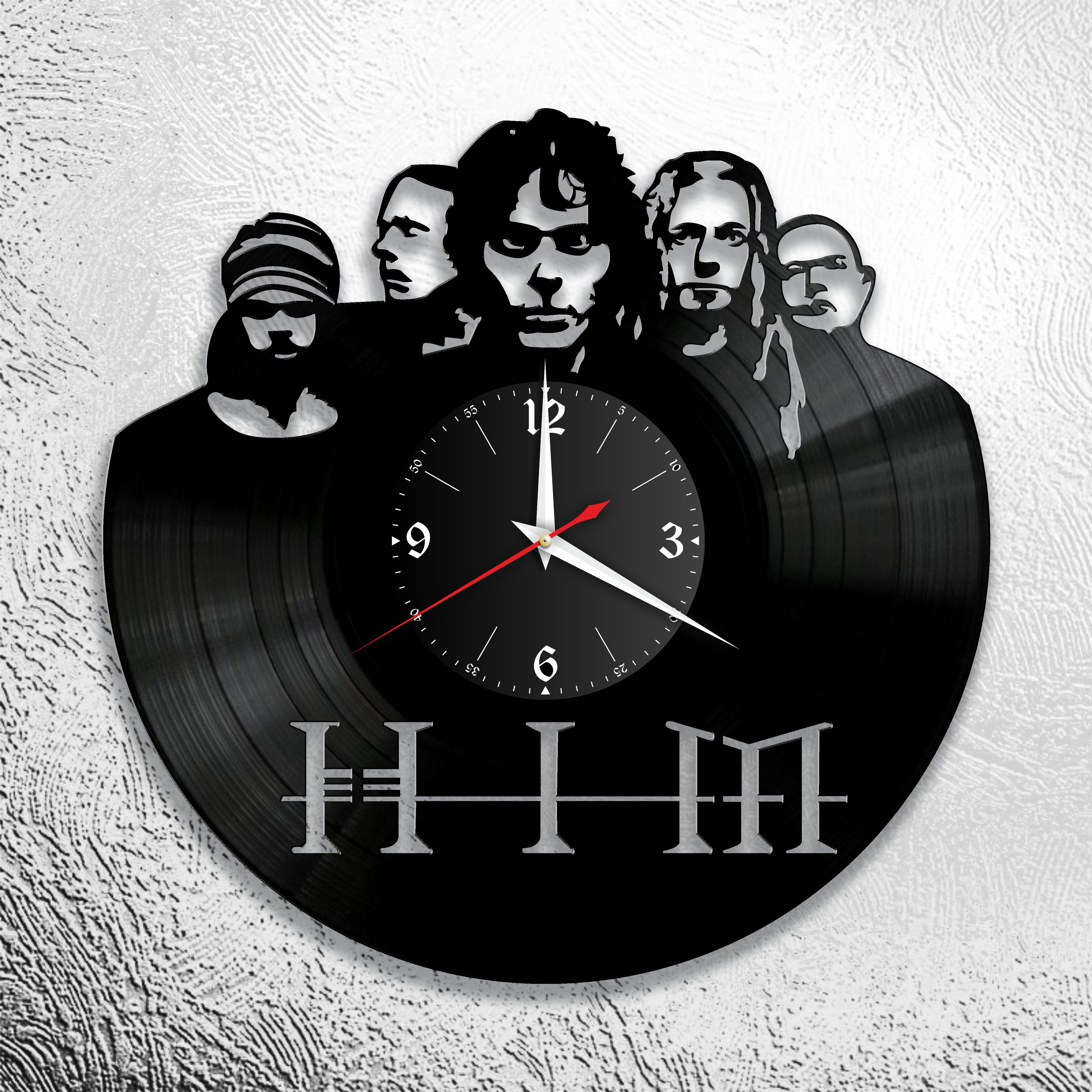 Часы настенные HIM 0653 из виниловой пластинки
