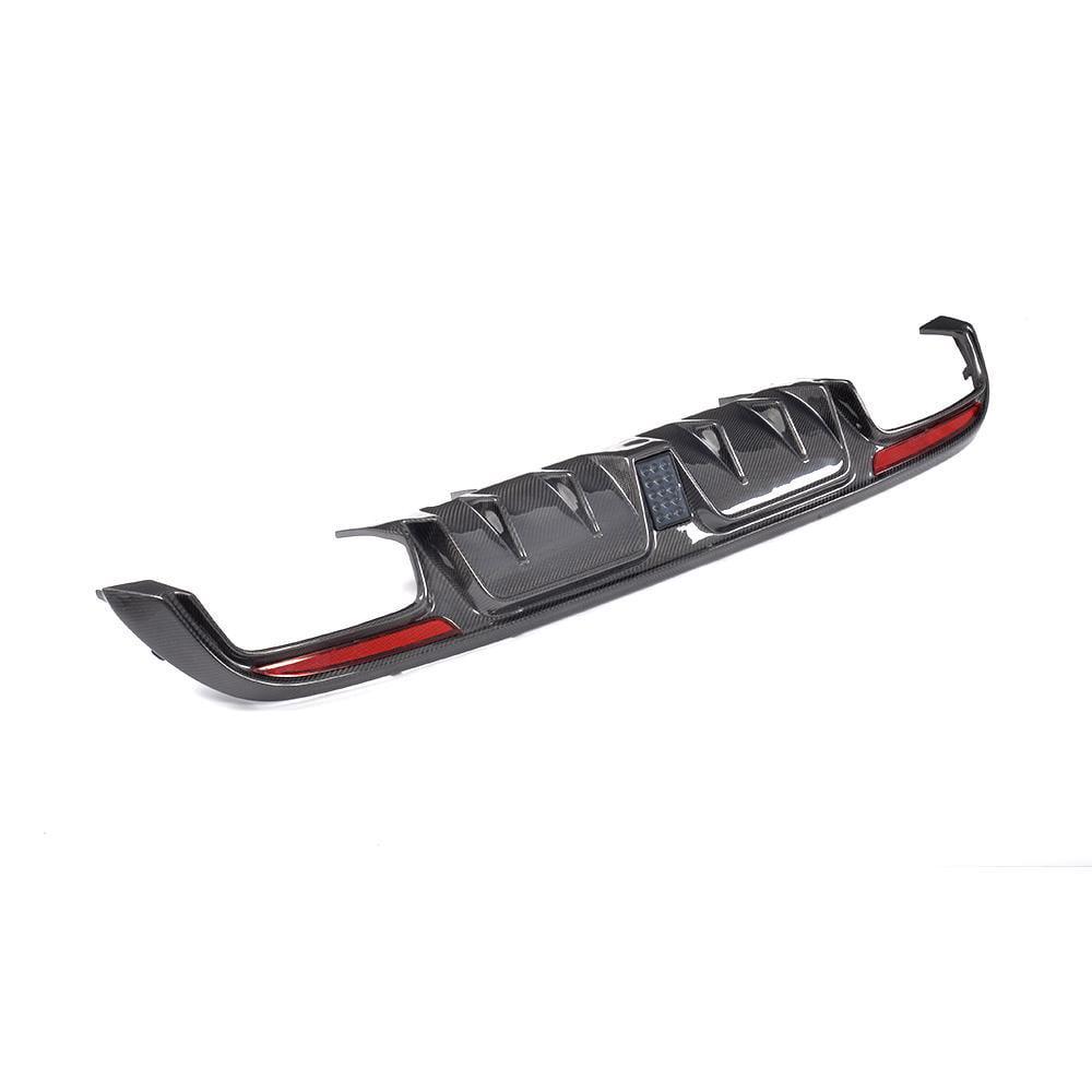 Диффузор заднего бампера DDCarbon V1 для SD C43/C63 AMG 2015-2019 для Mercedes C-сlass W205 2014-2021гг. натуральный карбон (147783)