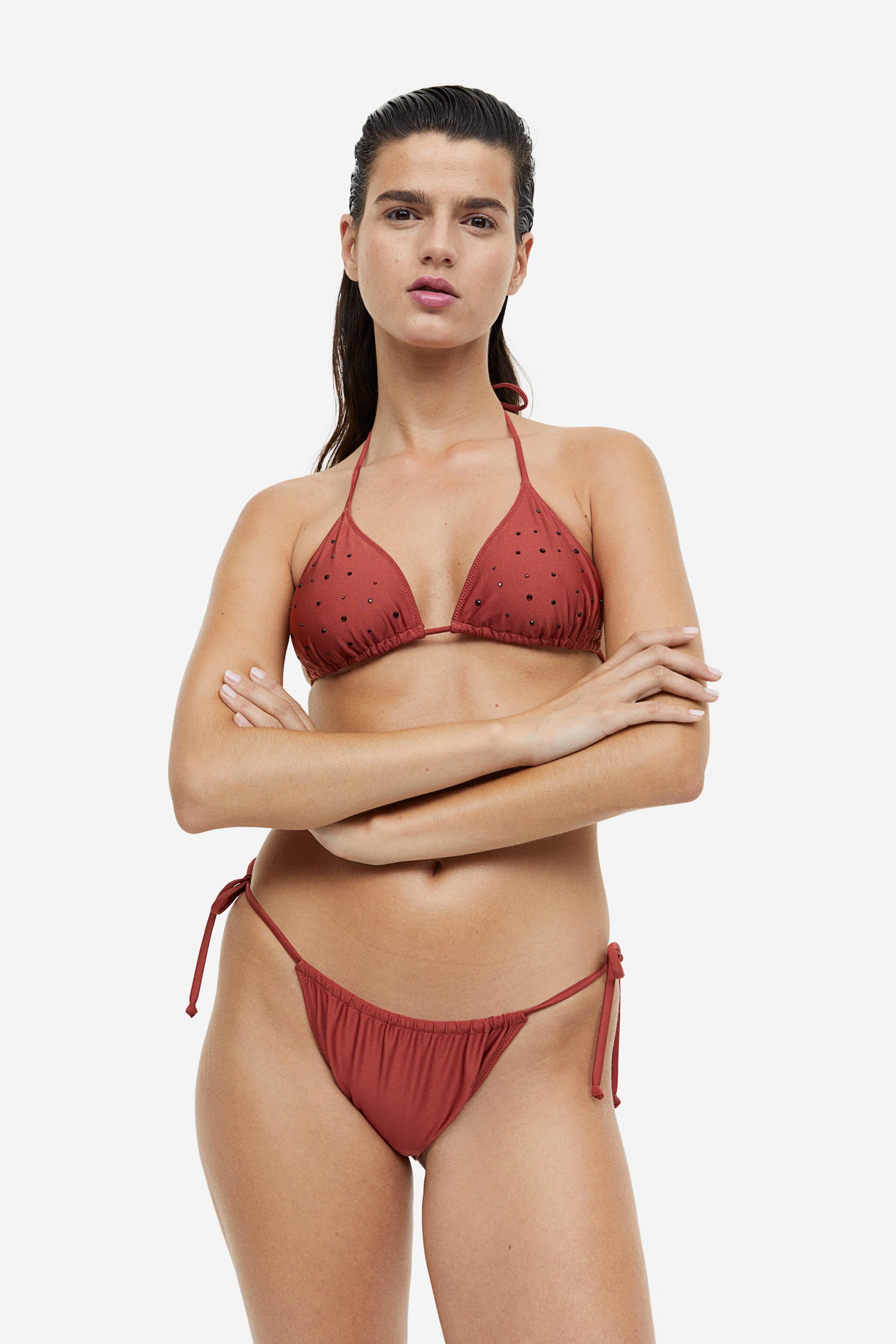 Купальний ліф H&M р. 36 Теракотовий (E17091156479)