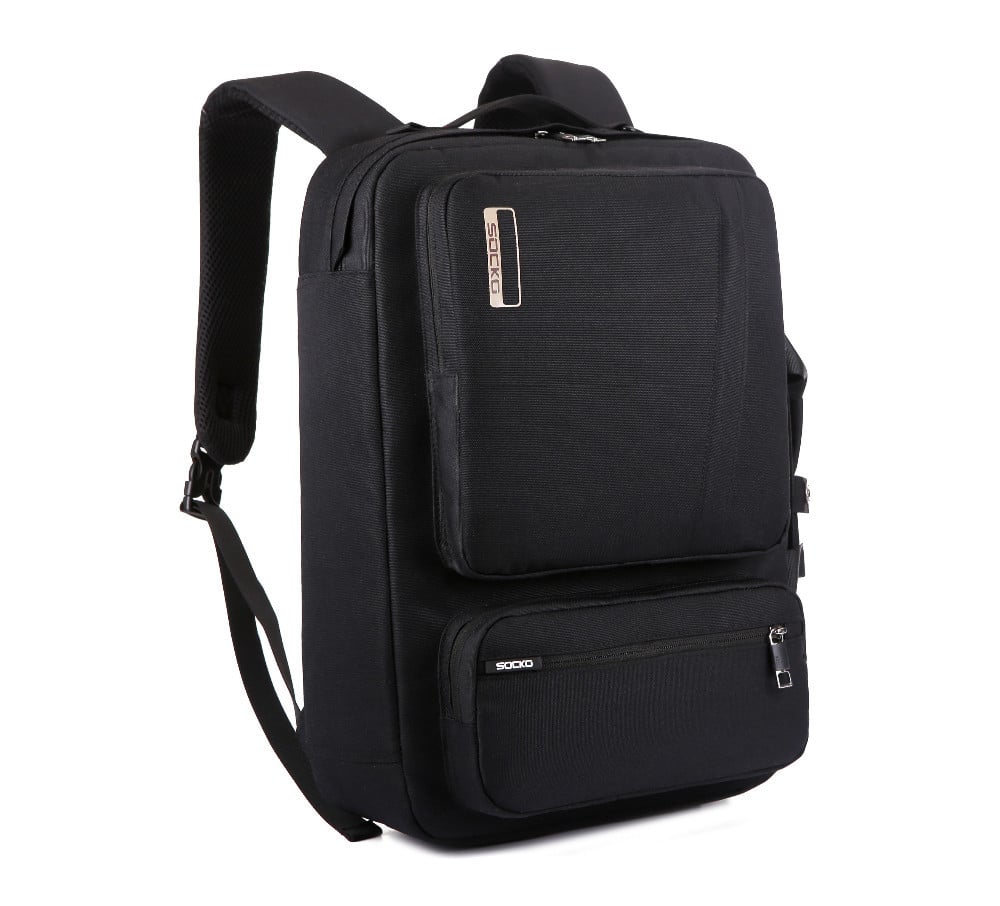 Рюкзак-сумка с отделением для ноутбука Socko 17'' Black (1438)