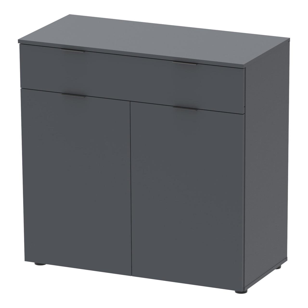 Комод в гостиную Doros Рон 2 80х38х100 см Графит (DRS-011295) - фото 1 Комод в гостиную Doros Рон 2 80х38х100 см Графит (DRS-011295) - фото 1